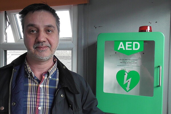 JM and defibrillator