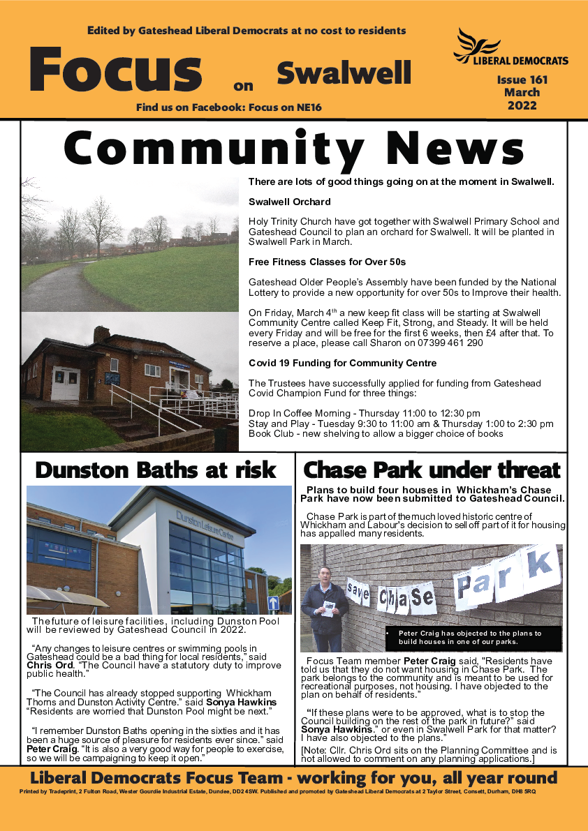 Focus - Whickham North - Issue 161 March 2022