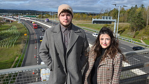 Cam and Abbie on Allerdene