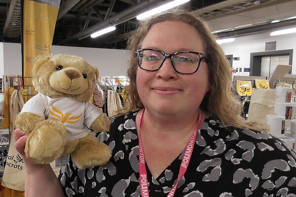 AW with Ted at the conference