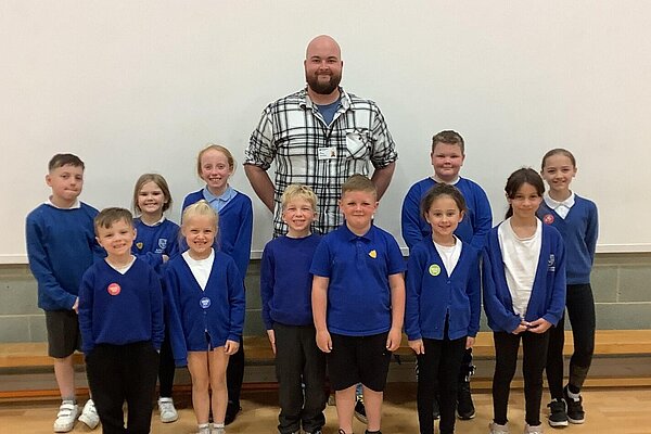 Joe With Students
